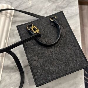Louis Vuitton Handbag Shoulder Bag Petite Sac Pla Mini Bag Black Women's